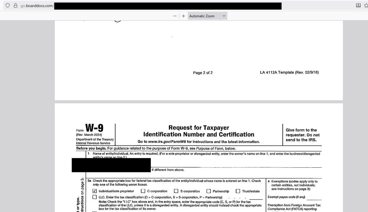Figure 3: The results of manipulating the URL.