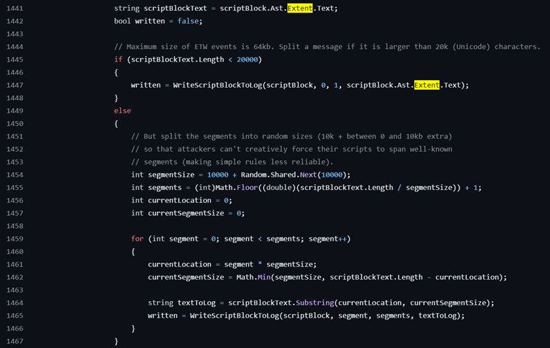 PowerShell using only the Extent of a ScriptBlock to generate a log